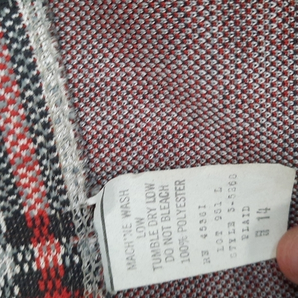 Vintage Button Front Plaid Schacket - Picture 4 of 6